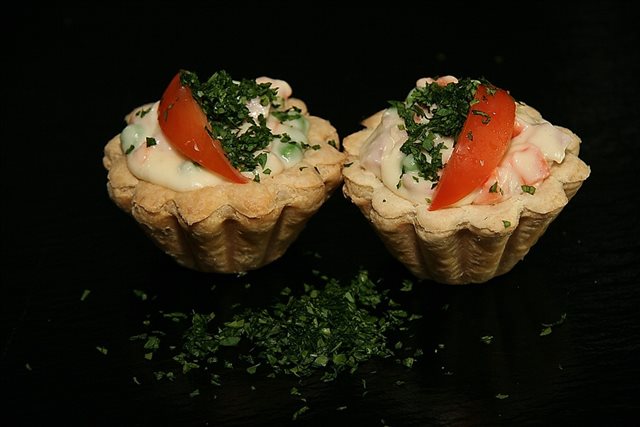 Tartelette au chèvre,
